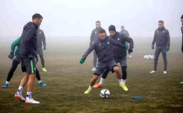 Konyaspor, Ümraniyespor maçı hazırlıklarını tamamladı