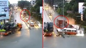 Korkunç kaza! Freni boşalan kamyon kırmızı ışıkta bekleyen araçları biçti: 4 ölü, 22 yaralı
