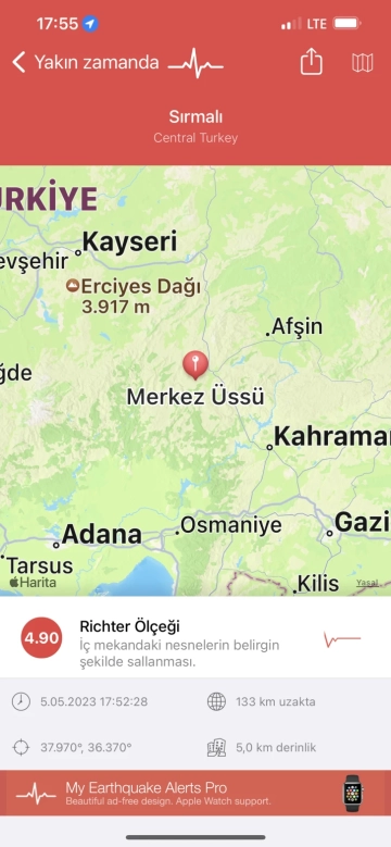 Korkutan deprem..