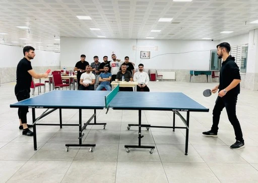 Kurtalan Yurt Müdürlüğü'nde Masa Tenisi Turnuvasında Öğrenciler Kıyasıya Yarıştı