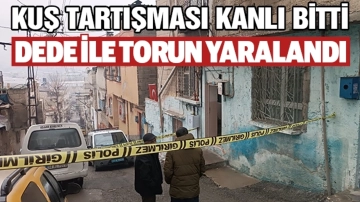 Kuş tartışması silahlı kavgaya dönüştü: Dede ile torun yaralandı