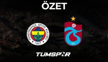 MAÇ ÖZETİ | Fenerbahçe 1-1 Trabzonspor (Goller, İrfan Can Kahveci, Nwakaeme ve Miha Zajc)