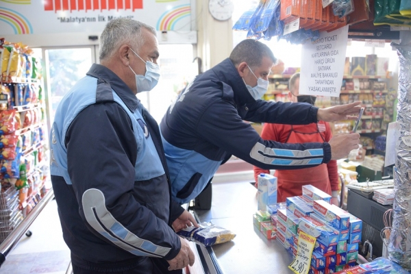 Malatya zabıtası Koronavirüs denetimini artırdı