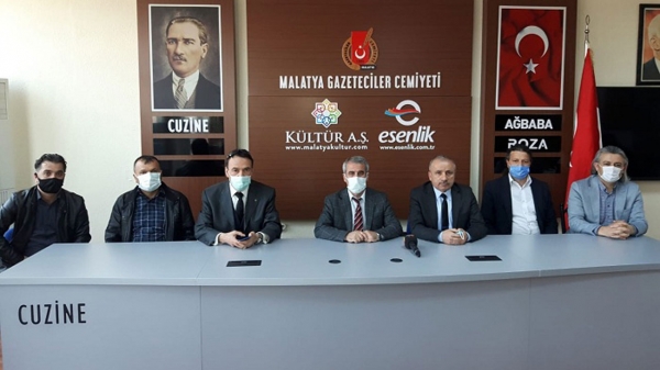Malatya'da Kızılay'dan gazetecilere ziyaret