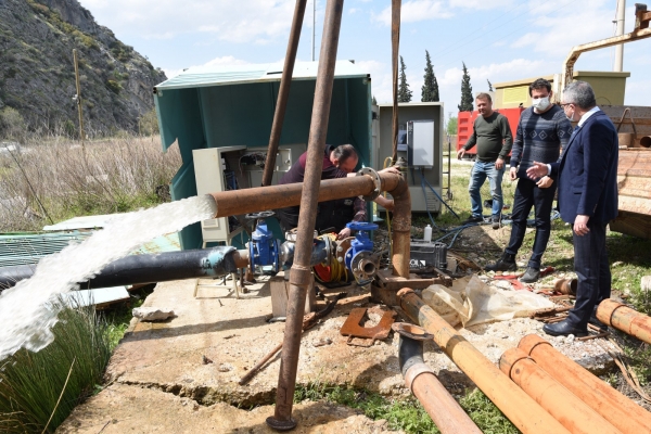 Manisa'da sondaj kuyularına yaz hazırlığı