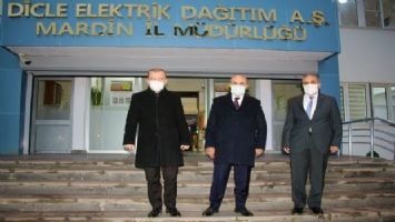 Mardin Valisi&#039;nden Dicle Elektrik&#039;e ziyaret