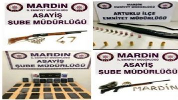 Mardin&#039;de aranan 185 kişiye gözaltı