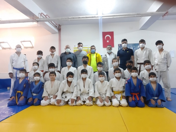 Mardin’de judo kuşak sınavı yapıldı