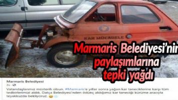 Marmaris Belediyesi&#039;nin paylaşımlarına tepki yağıyor