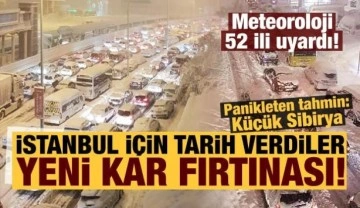 Meteoroloji 52 ili uyardı! İstanbul için yeni kar fırtınası uyarısı, ürküten tahmin...