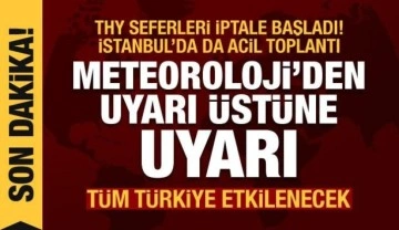 Meteoroloji'den tüm Türkiye için yoğun kar uyarısı! İstanbul'da acil toplantı