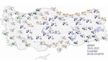 Meteroloji'den haritalı uyarı! Sağanak ve kar var