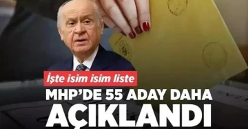 MHP'de 55 belediye başkan adayı daha belli oldu