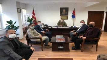 MHP Kilis Teşkilatı Albay Ersin Aslan&#039;ı ziyaret etti