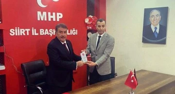 MHP SİİRT İL TEŞKİLATINDA BAYRAK DEĞİŞİMİ