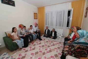 Milletvekili Gül ve Tahmazoğlu Şahinbeyli ailelere misafir oldu