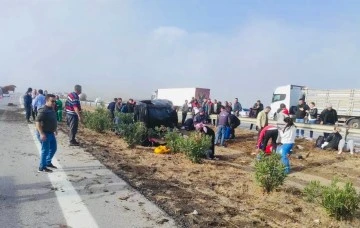 Minibüs Kaza Yaptı! 1 Ölü 10 Yaralı