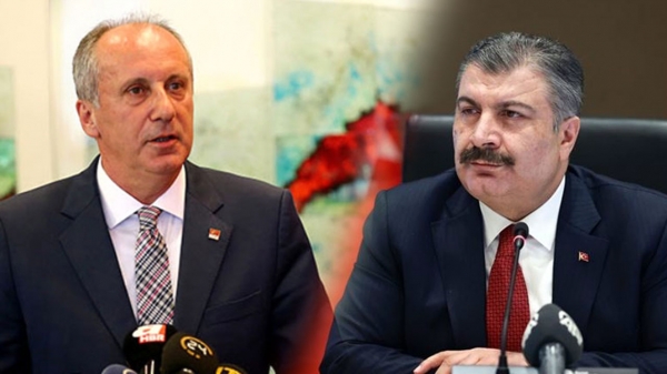 Muharrem İnce'ye, Bakan Koca'dan 'geçmiş olsun' telefonu