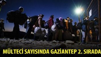 Mülteci sayısında Gaziantep ikinci sırada