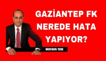 Mustafa Teke Yazdı! Gaziantep FK nerede hata yapıyor?