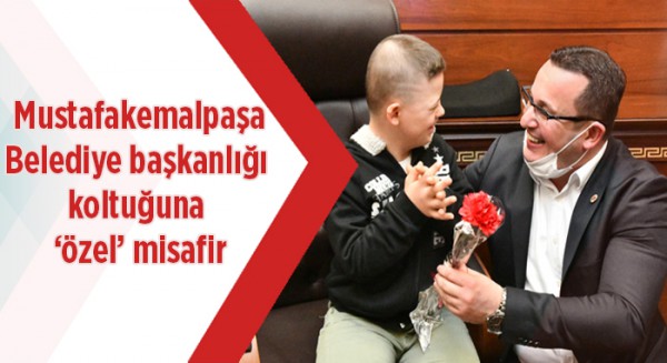 Mustafakemalpaşa Belediye başkanlığı koltuğuna 'özel' misafir