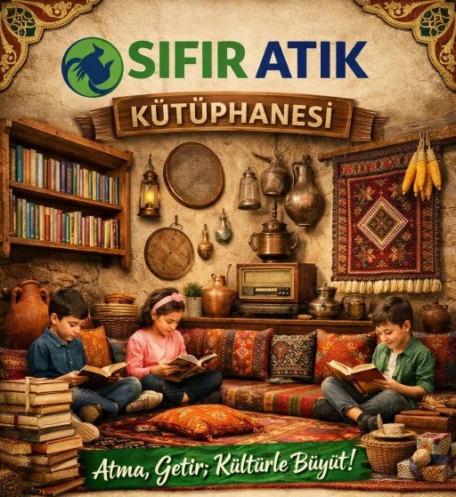 SİİRT&rsquo;TE &ldquo;SIFIR ATIK K&Uuml;T&Uuml;PHANESİ&rdquo; KURULUYOR