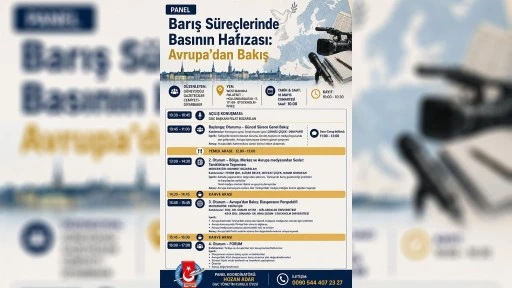 GGC İSVE&Ccedil;&rsquo;TE &ldquo;BARIŞ S&Uuml;RE&Ccedil;LERİNDE BASININ HAFIZASI&rdquo; PANELİ D&Uuml;ZENLİYOR