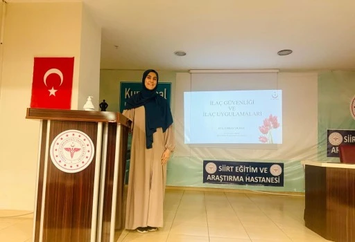 Siirt Eğitim ve Araştırma Hastanesinde “Materyovijilans, İlaç Güvenliği ve İlaç Uygulamaları” Eğitimi Verildi 