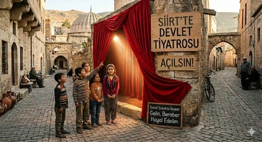 SİİRT&rsquo;TE SANAT ATEŞİ: "BU ŞEHRE TİYATRO &Ccedil;OK YAKIŞACAK!"