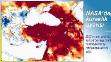 NASA&#039;dan ülkemize kuraklık uyarısı