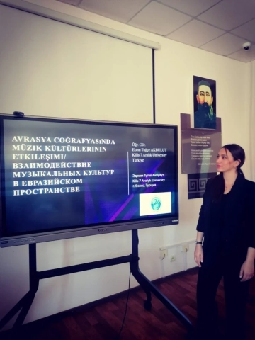 Öğr. Gör. Akbulut Kazakistan’da Gerçekleşen Uluslararası Konferansa Katıldı