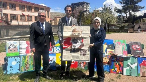 Öğrencilerden “Sanat Sokağı Sergisi”