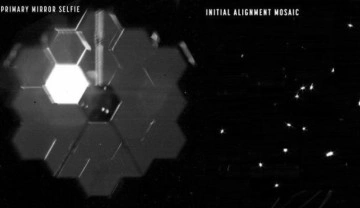 Önce selfie, sonra uzay boşluğu: James Webb Uzay Teleskobu'ndan ilk görüntü geldi