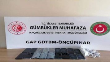 Öncüpınar Gümrüğü&#039;nde cep telefonu kaçakçılığı