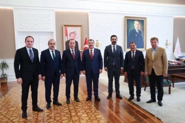 Ören ve Olgaç’tan  Sağlık Bakanı Fahrettin Koca’ya Ziyaret