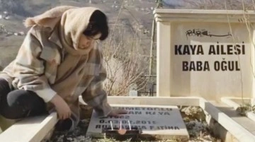 Oyuncu Seray Kaya, doğum gününü babasının mezarı başında kutladı