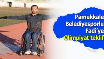 Pamukkale Belediyesporlu Fadi&#039;ye Olimpiyat teklifi