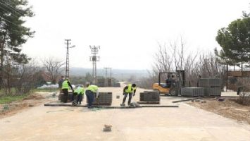 Pamukkale Kavakbaşı parke taşıyla kaplandı