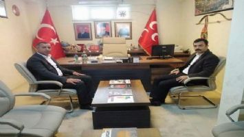 Polateli Kaymakamı&#039;ndan MHP Kilis İl Başkanlığı&#039;na ziyaret