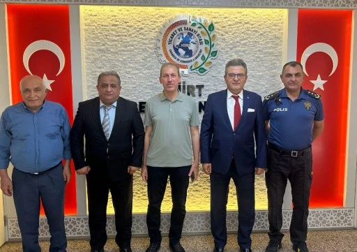Polis Başm&uuml;fettişlerinden Siirt TSO'ya Ziyaret