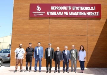 Prof. Dr. İhsan Süreyya Sırma, Türkiye’de İlk ve Tek Olan Küçükbaş Hayvan Sperma Payetleme Merkezi’ni Gezdi