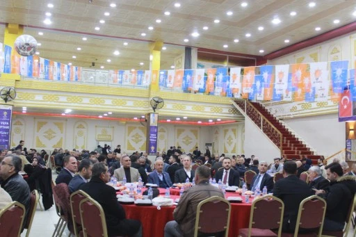 AK Parti Siirt Teşkilatı &ldquo;Vefa İftarı&rdquo;nda Bir Araya Geldi