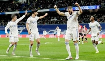 Real Madrid'e, Bilbao karşısında Benzema hayat verdi