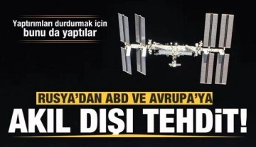 Rusya'dan akıl dışı açıklama! ABD ve Avrupa'ya 500 tonluk ISS tehdidi