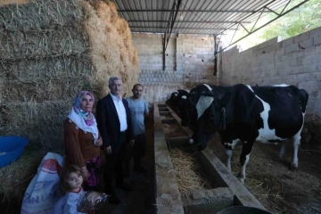 Şahinbey Belediyesi’nin destekleri ile hayvancılık gelişiyor