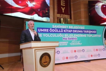 Şahinbey Belediyesi Umre’ye göndereceği öğrenciler bilgilendirdi