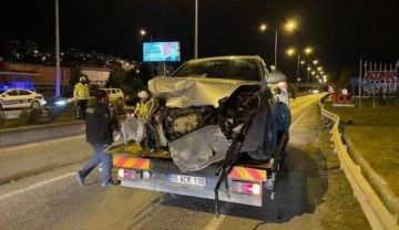 Samsun'daki trafik kazasında 5'i sağlık çalışanı 7 kişi yaralandı