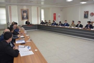 Seçim Güvenliği Toplantısı, Vali Dr. Kemal Kızılkaya Başkanlığında Yapıldı