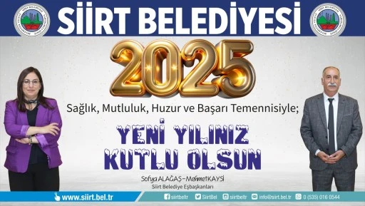 Siirt Belediyesi Eş Başkanlarından Yeni Yıl Mesajı