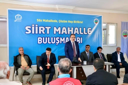 Siirt Belediyesi Mahalle Buluşmaları Başladı